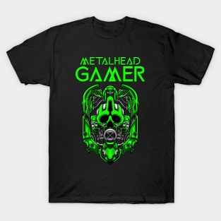 Metalhead Gamer Green T-Shirt